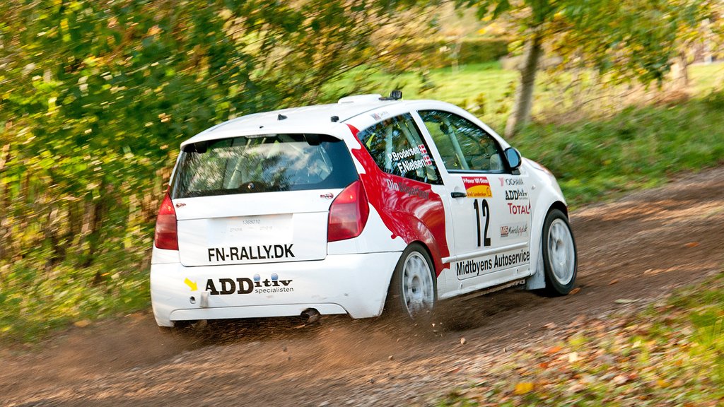 Frank Nielsen og Per Brodersen har haft en fantastisk 2018 sæson, og kører flere topplaceringer hjem
(Foto: rallypics.dk – Viggo Johansen)